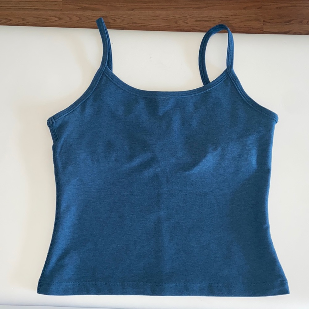 Beyond yoga top “STELLAR BLUE HEATHER”